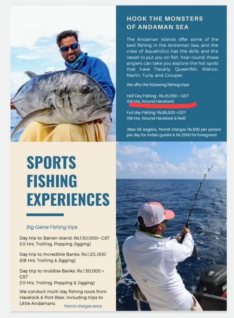 Half-day sports fishing around Havelock with a Giant Trevally catch